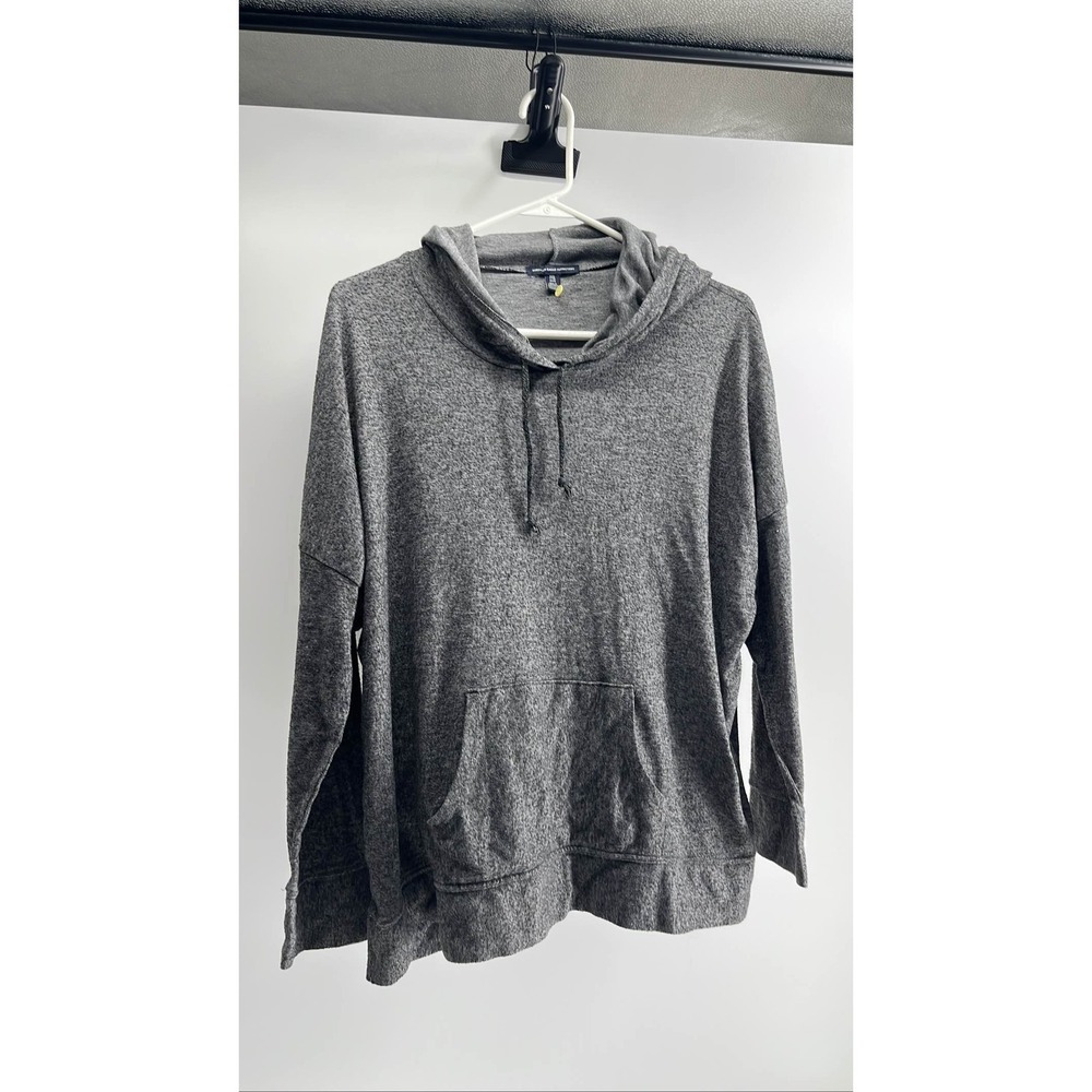 American Eagle Women's Gray Heather Pullover Hoodie Sweatshirt xxl